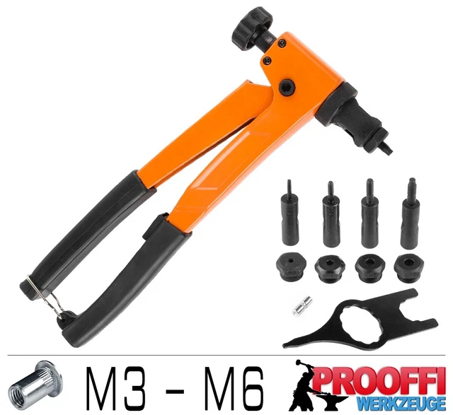 Nietzange Profi M3-M12 Blindnietmutter Nuss ... - DE