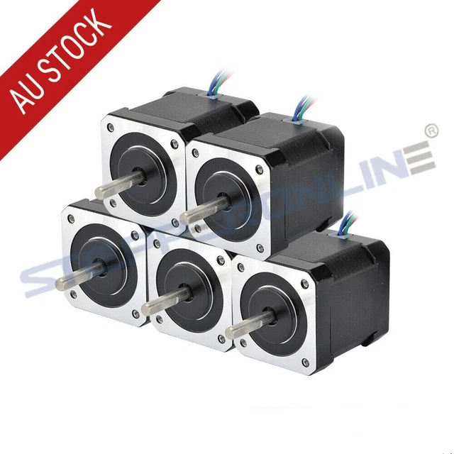 Nema 17 Stepper Motor 59Ncm 48mm 2A 4-lead w/ 1m Cable 17HS19-2004S1 3D Printer