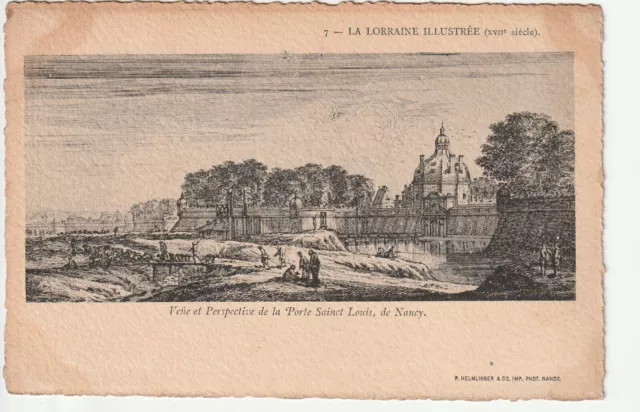NANCY - CPA 54 - Série le Vieux NANCY - Porte St Louis - série Lorraine illust