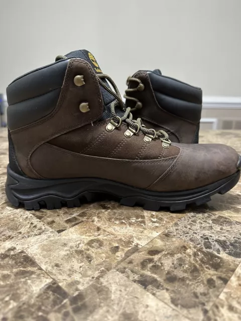 TIMBERLAND RANGELEY MID Leather Brown Tb09810R Waterproof Hiking