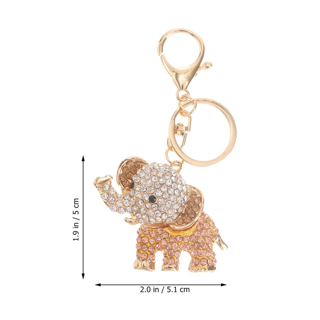 Jewelry Clasps Keyring Metal Keychain White Keychain Lady Bags 4