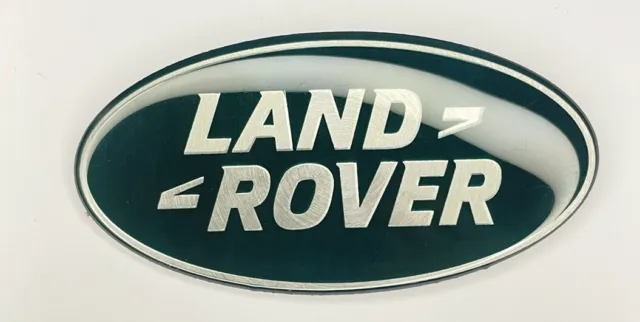Frontgrillabzeichen - schwarz & silber - für Land Rover Discovery Sport 86x43MM