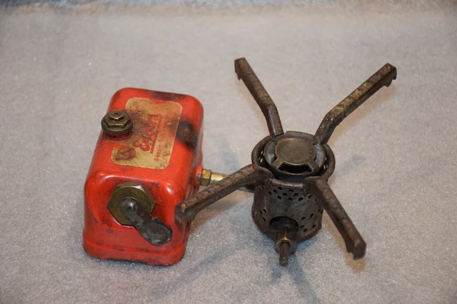 Vintage Enders 9063 Tiny Metal Camp Stove Benzin Loose Germany