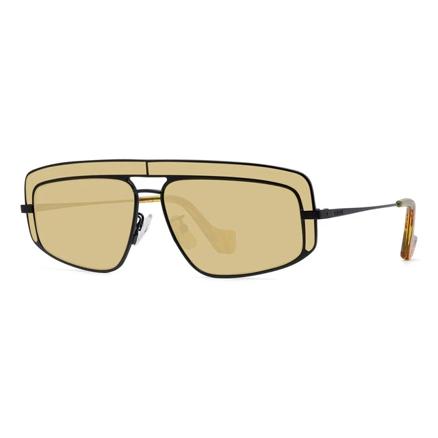 New Authentic LOEWE LW40022U 02E Matte Black/Brown 59-14-145