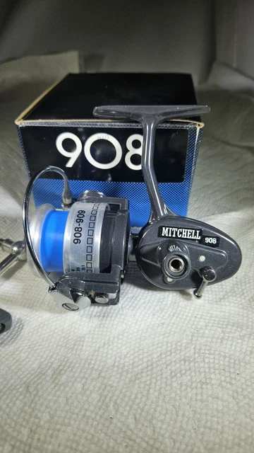 Moulinet De Pêche Vintage Garcia Mitchell 409 - Fabriqué En France - Haute Vitesse - Occasion Fonctionnel