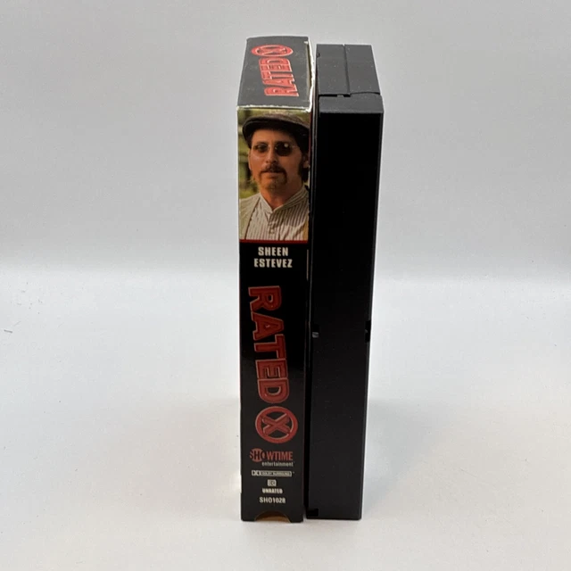 RARE RATED X VHS Tape UNRATED Version Charlie Sheen Emilio