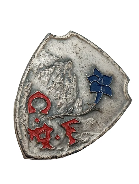 Ancien Insigne émaillé Club Alpin Sport - Vintage 4 Cm - Pin's De Collection