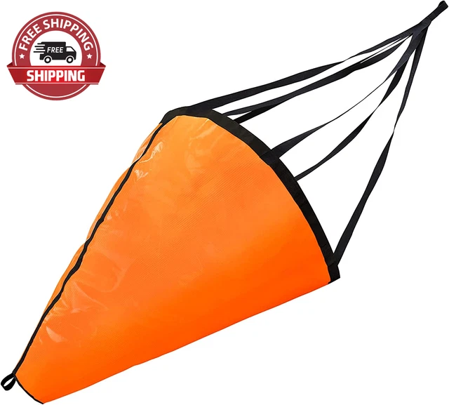 BLUEWING Drift Sock Sea Anchor 32", 42", 53", 62", 72", 84" Parachute Drift Anch