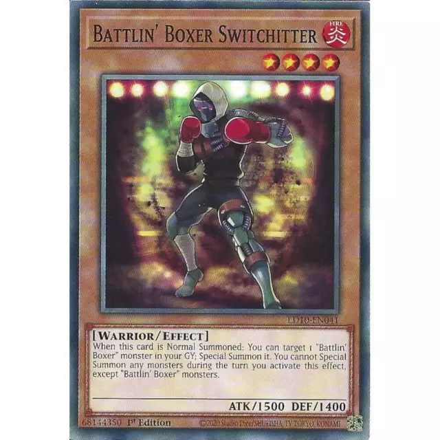 LD10-EN041 Battlin' Boxer Switchitter : Common Card : 1st Edition YuGiOh TCG