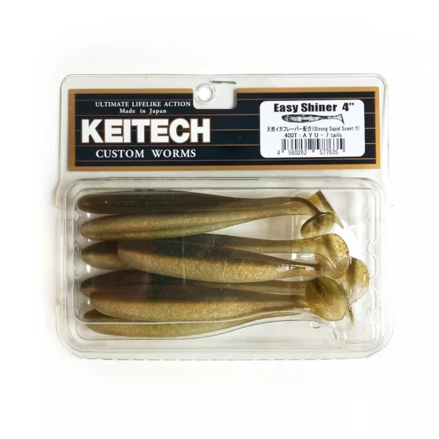 🔥 KEITECH EASY Shiner Bait Mold Shad Swimbait Soft Plastic Lure 38-102 mm  $21.99 - PicClick