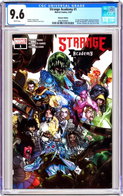 Marvel STRANGE ACADEMY (2020) #1 C CGC 9.6 Key 1st App WALMART VARIANT 1st PRINT