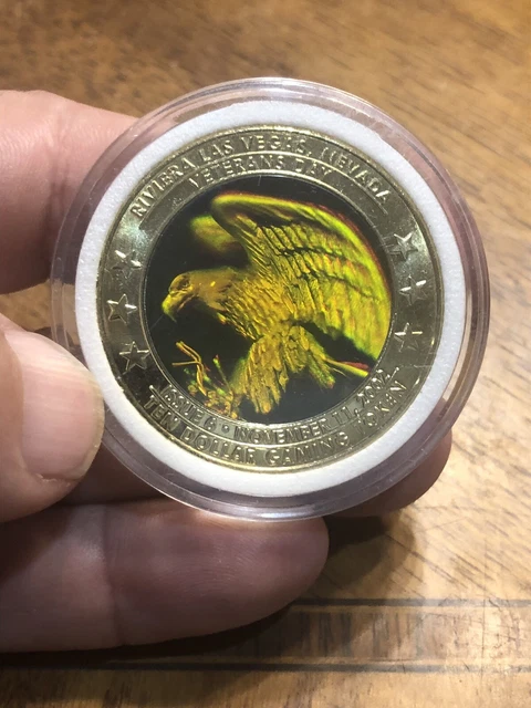 Riviera Casino Las Vegas Veteran’s Day $10 Gaming Token Limited Edition