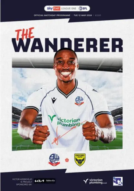 * 2023/24 - Bolton Wanderers Home Programmes - Choose From List *