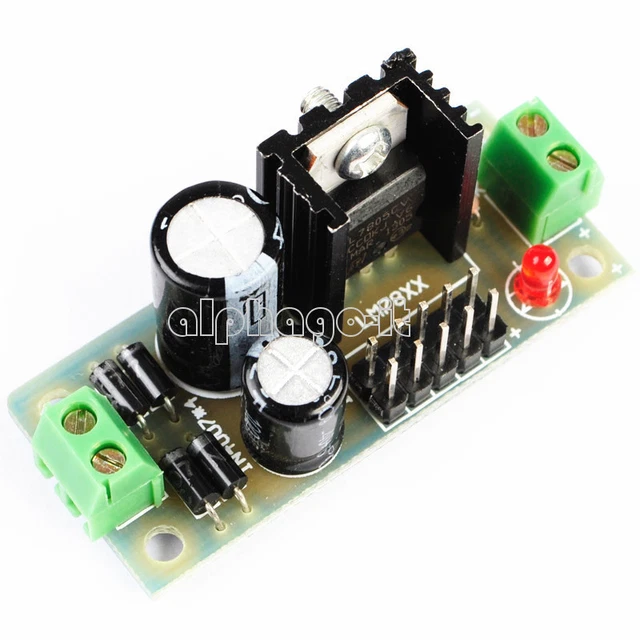 L7805 LM7805 STEP Down Converter 7.5V-35V to 5V Regulator Power Supply ...