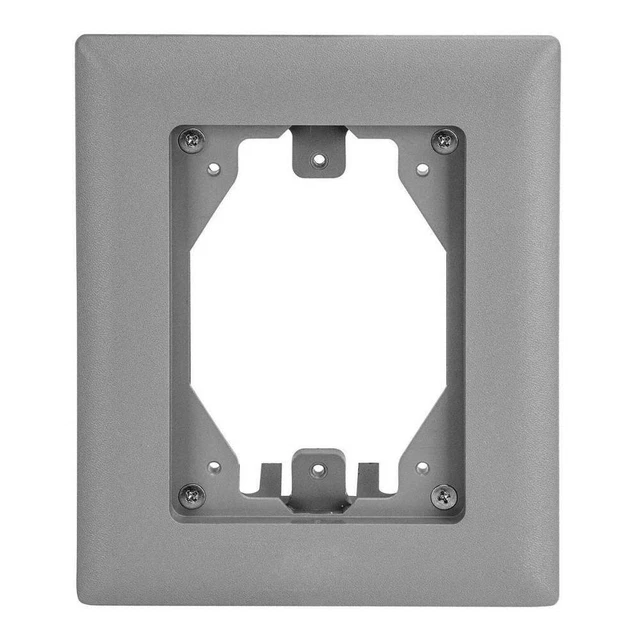 HUBBELL WIRING DEVICE-KELLEMS PFBRFGY1 Floor Box Carpet Flange,1-Gang