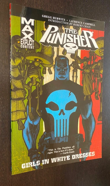 PUNISHER MAX Girls In White Dresses TPB (2009 Marvel Comics) -- 1st Printing OOP