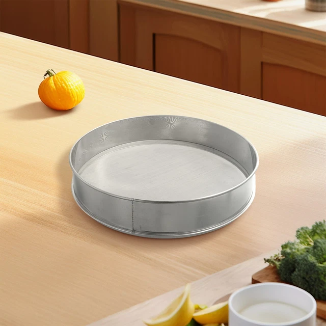 Colino Da Setaccio Per Farina Di Setaccio Per Foglie Di Tè In Maglia Di Plastica Per Schermi Da Cucina, Attrezzo Da Cucina Bianca PiccoloNone - 2