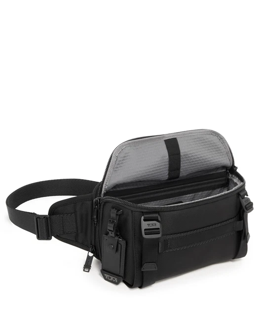 TUMI ALPHA BRAVO Platoon Sling bag BLACK 0232799D MSRP $325 100% Authentic 2