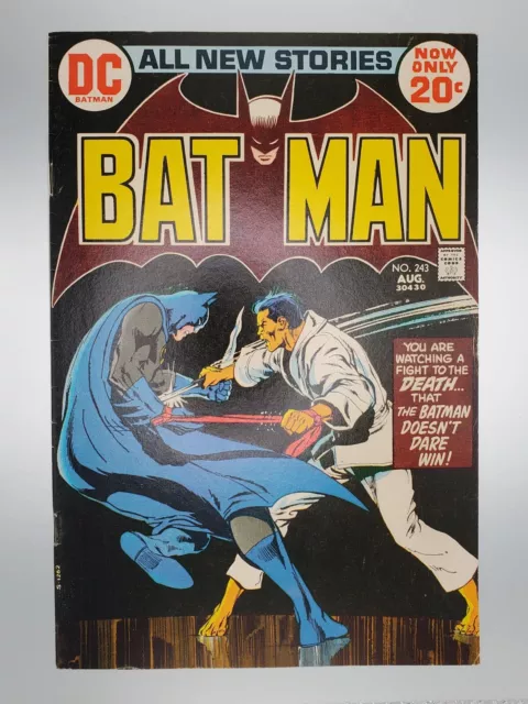BATMAN 243 DC 1973 Neal Adams Art!! 1st App. Lazarus Pit! 4th App. Ra's Al Ghul!