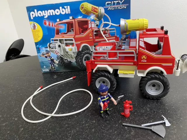 PLAYMOBIL 9466 City Action Feuerwehr Feuerwehrauto Feuerwehrtruck In OVP