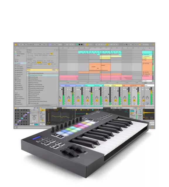 Ableton Live 12 Suite with Novation Launchkey 25 Mk3 Bundle (NEW)