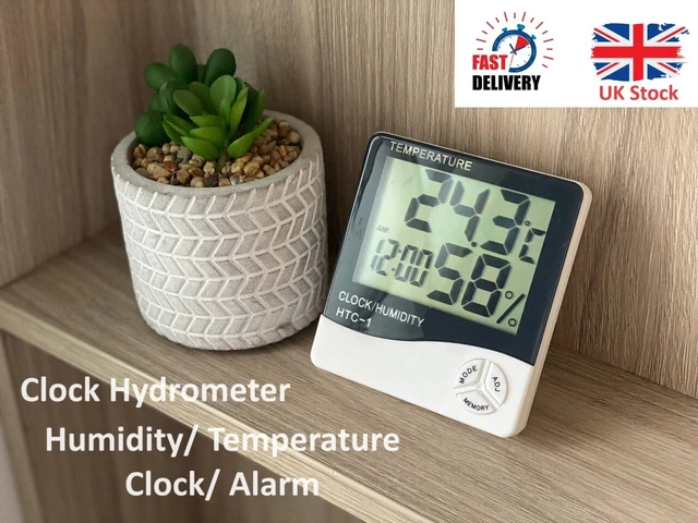 thumbnail image 2 of Digital Indoor Temperature Humidity Monitor Digital Hygrometer Thermometer - Indoor Temperature & Humidity Monitor With Comfort Indicator Digital Thermometer Hygrometer 2 of 13