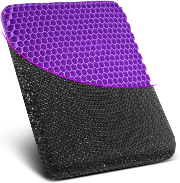 Gel Seat Cushion, Seat Cushion, Breathable - Sit Longer, Back, Gel Seat Cushion