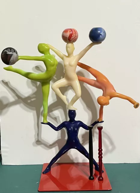 • John Perry Studios Balancing Magnetic Acrobats Sculpture Figurine Equilique
