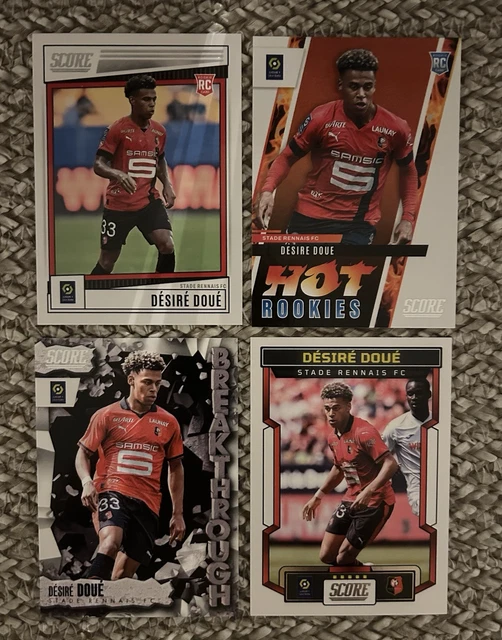 Carte Panini Désiré Doué Rookie Card - Stade Rennais - Ligue 1 2022-23 - #186