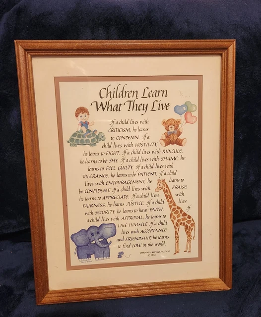 vintage baby nursery wall decor 11×14