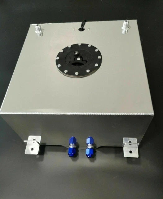 10L Litre 2.5 Gallon Aluminum Fuel Cell Fuel Tank + Sender & Internal Foam Layer