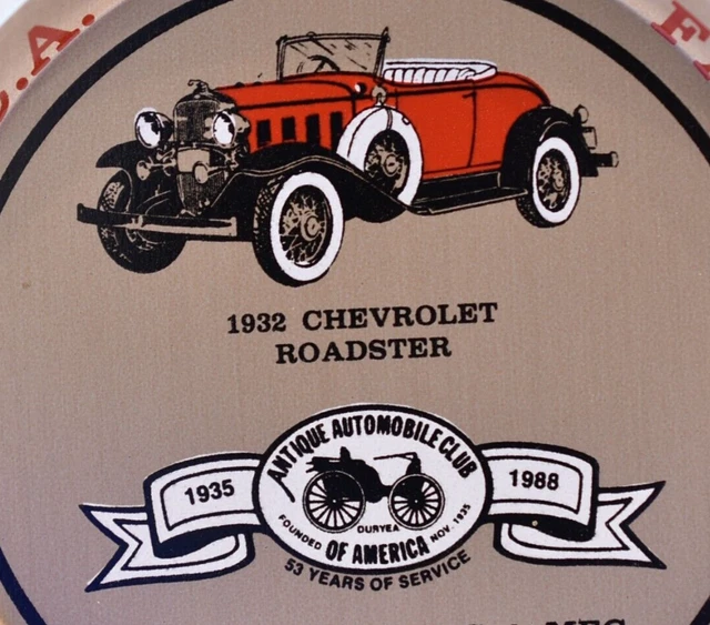 1988 ANTIQUE AUTO Club Car Show AACA 1932 Chevrolet Roadster Hershey PA