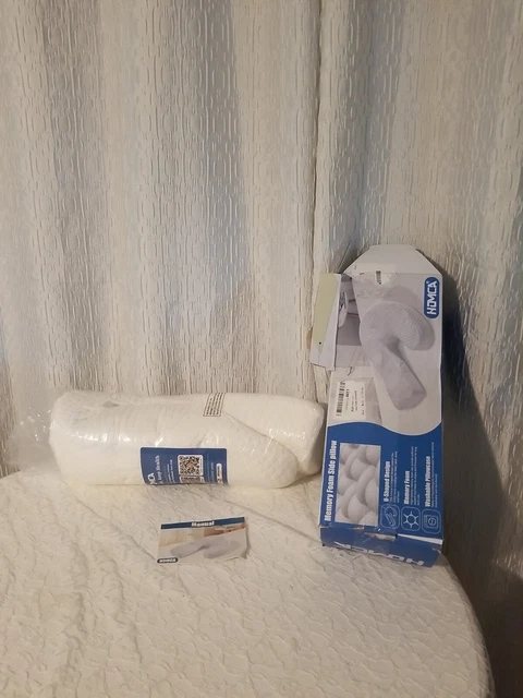 HOMCA Pillow for Side Sleeper Body Pillow for Adults Memory Foam Pillow