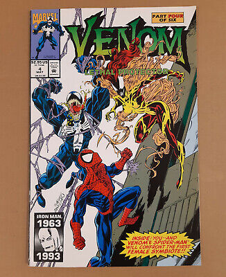 Marvel Venom Lethal Protector 4 1st App Scream, Riot, Lasher, Agony & Phage NM