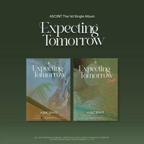 ASC2NT 1st Single - Expecting Tomorrow (2 version Set) + Store Gift Photos