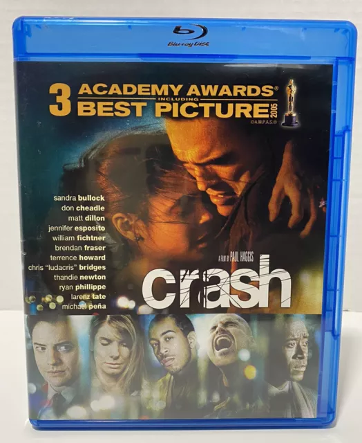 Crash (Blu-ray Disc 2006 Unrated Edition) Sandra Bullock Don Cheadle Larenz Tate