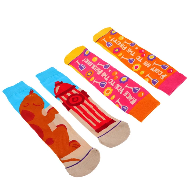 2 Pairs boot socks Chaussettes Drôles Tricoter Des Bas De Noel Bas De Noël Pour