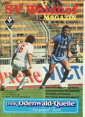 Bayer Bl 86/87 Bayer 04 Leverkusen Sv Waldhof Mannheim 