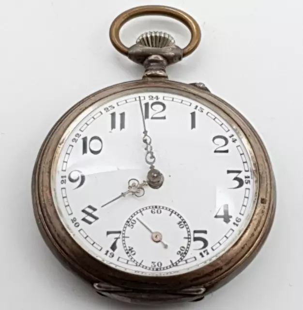 Stile Liberty 800 Argento Orologio Tascabile - Läuft - (42)