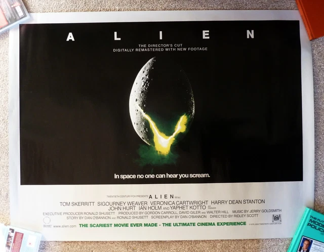 RIDLEY SCOTT’S ALIEN: Director’s Cut Original 2003 Uk Cinema Quad ...