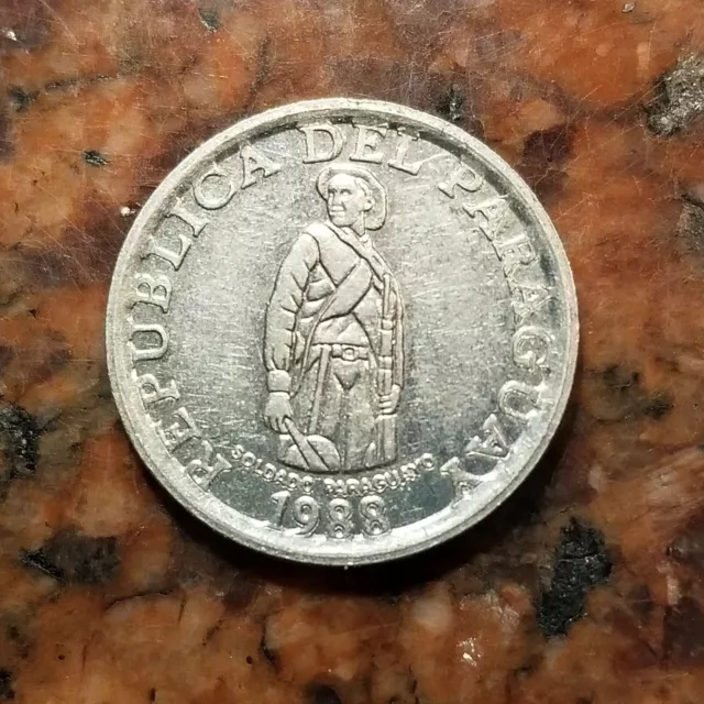 1988 Paraguay 1 Guarani Coin - #B1620