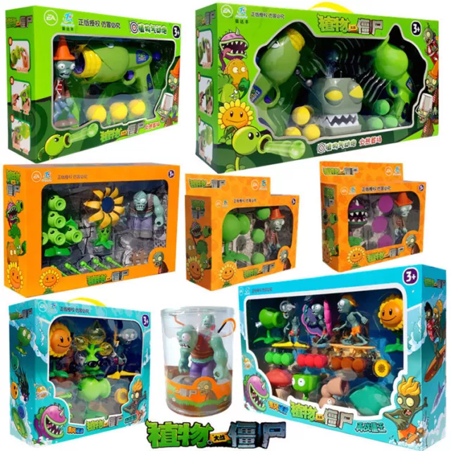 Plants VS Zombies Peashooter Action Figures Model Toys Children Kits