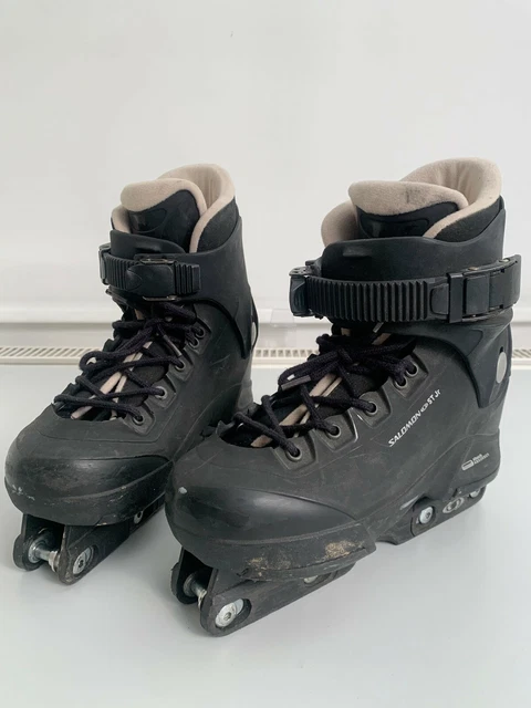 SALOMON ST JR blue Aggressive Inline Skates Size 4.5 US 36,6 EU 4 UK 23 ...
