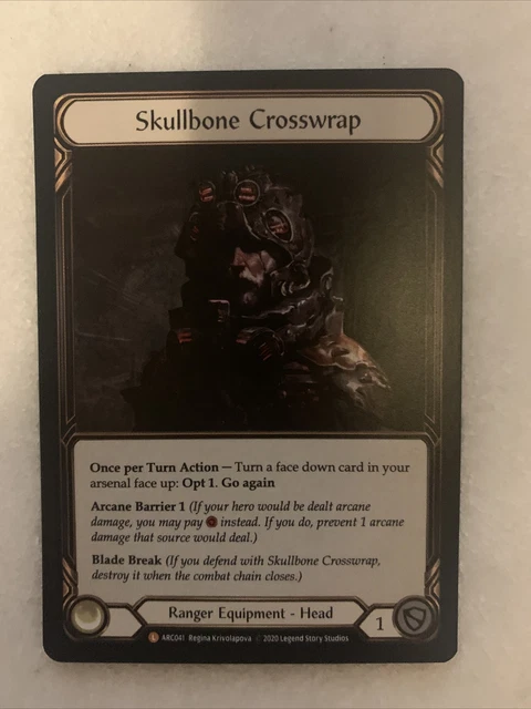 SKULLBONE CROSSWRAP FOIL ARC041 - Flesh and Blood (Arcane Rising 