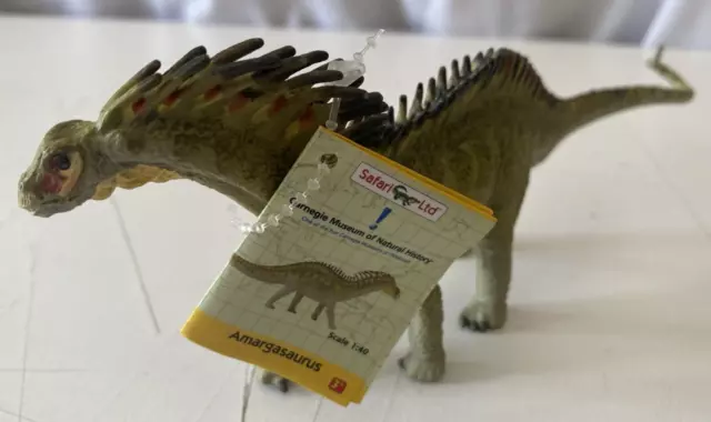 AE808 Safari Carnegie Museum Amargasaurus Dinosaur Figure Toy Model BNWT Rare