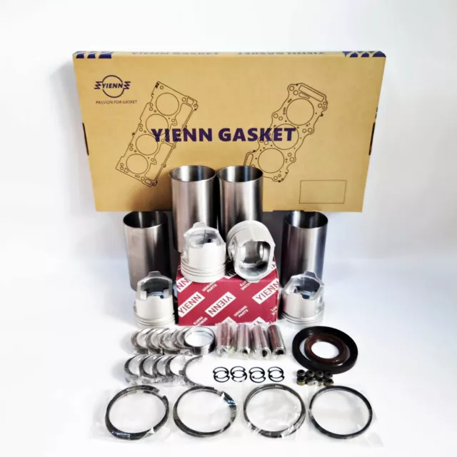 4D31 Overhaul Rebuild Kit With Gasket For Mitsubishi Engine HD400 HD450 Tractor