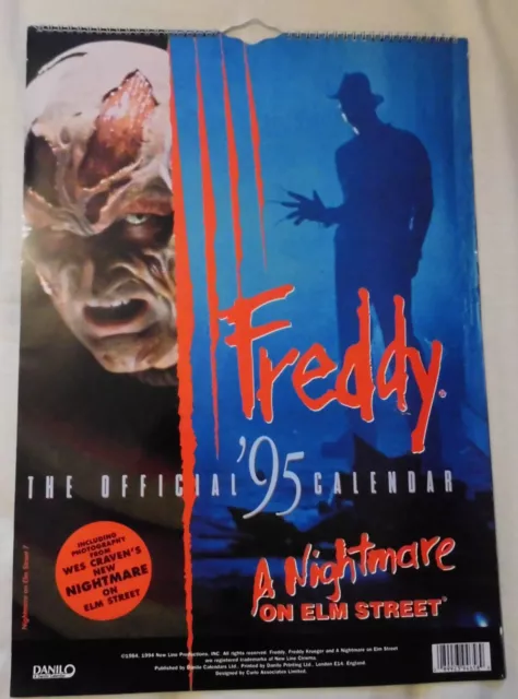 Freddy Krueger A Nighmare on Elm Street KALENDER von 1995
