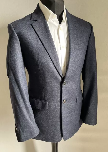 Aquascutum Wool Blazer/Jacket, Navy Blue, Size 38"R, RRP £489