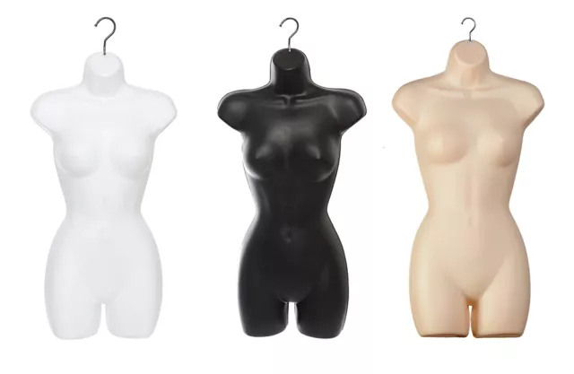 Quality Guaranteed Female Hanging Full Body Mannequin  Form Torso Display