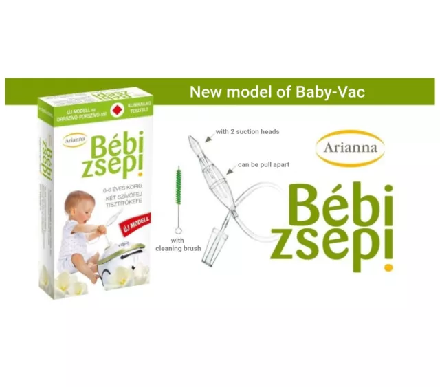 Arianna Baby Vac - Staubsauger Nasensauger, Nasenreiniger - neues Modell x 15 2